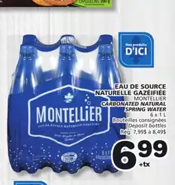 Marches Tradition MONTELLIER CARBONATED NATURAL SPRING WATER offer
