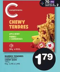 Marches Tradition COMPLIMENTS CHEWY BARS offer