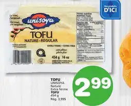 Marches Tradition UNISOYA Nature Extra ferme TOFU offer
