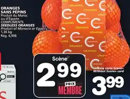 Marches Tradition COMPLIMENTS SEEDLESS ORANGES offer