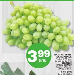 Marches Tradition SEEDLESS GREEN GRAPES offer