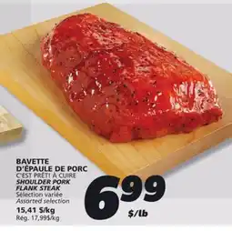 IGA D'ÉPAULE DE PORC C'EST PRÊT! À CUIRE offer