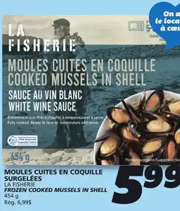 IGA LA FISHERIE FROZEN COOKED MUSSELS IN SHELL offer
