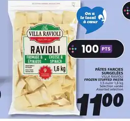 IGA VILLA RAVIOLI FROZEN STUFFED PASTA offer