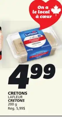 IGA LAFLEUR CRETONS offer