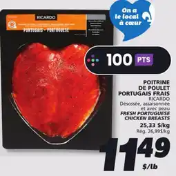 IGA RICARDO FRESH PORTUGUESE CHICKEN BREASTS offer