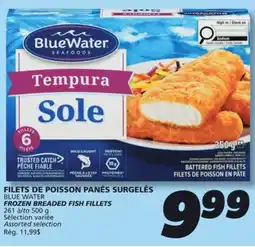 IGA BLUE WATER FROZEN BREADED FISH FILLETS offer