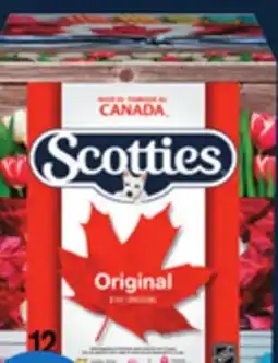 IGA SCOTTIES FACIAL TISSUES, BATHROOM TISSUE OR PAPER TOWELS offer