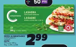 IGA COMPLIMENTS PASTA offer