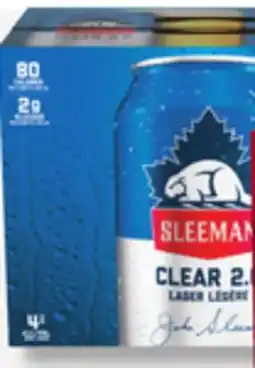 IGA BUDWEISER, COORS LIGHT OR SLEEMAN CLEAR 2.0 BEER offer