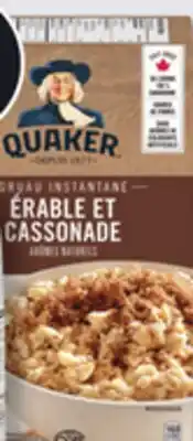 IGA QUAKER (625 g à 1 kg) OATMEAL OR INSTANT OATMEAL offer