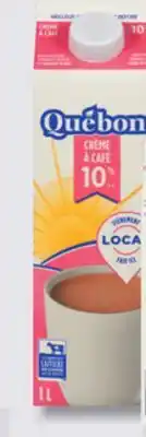 IGA QUÉBON ULTRA'CRÈME, NATREL OR SEALTEST 5%, 10% M.G. (1 L), 35% M.G. (473 mL) CREAM offer