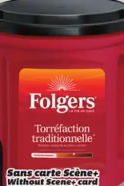 IGA FOLGERS COFFEE offer