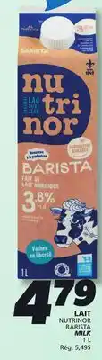 IGA NUTRINOR BARISTA MILK offer
