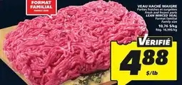IGA LEAN MINCED VEAL offer
