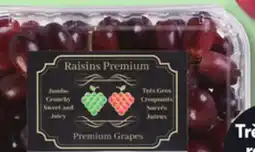 IGA SEEDLESS PREMIUM RED OR GREEN GRAPES offer