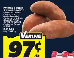 IGA ORANGE FLESH SWEET POTATOES offer
