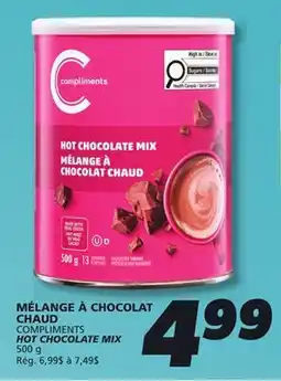 IGA COMPLIMENTS HOT CHOCOLATE MIX offer