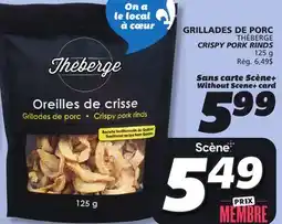 IGA THÉBERGE CRISPY PORK RINDS offer