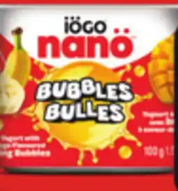 IGA IÖGO NANÖ YOGURT offer