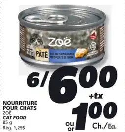 IGA ZOË CAT FOOD offer