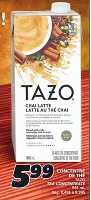 IGA TAZO TEA CONCENTRATE offer