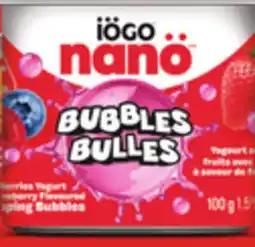 IGA IÖGO NANÖ BULLES YOGURT offer