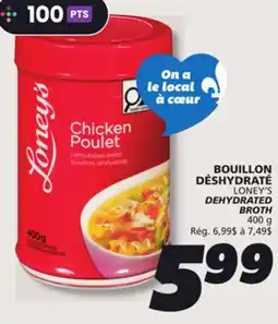 IGA LONEY'S DEHYDRATED BROTH offer