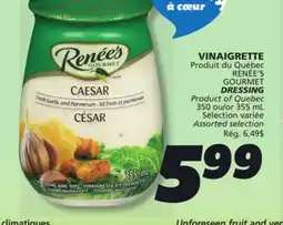 IGA RENÉE'S GOURMET DRESSING offer