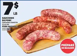 Provigo PORK SAUSAGES offer