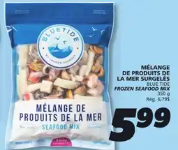 IGA BLUE TIDE FROZEN SEAFOOD MIX offer