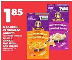 Provigo MACARONI ET FROMAGE ANNIE'S offer