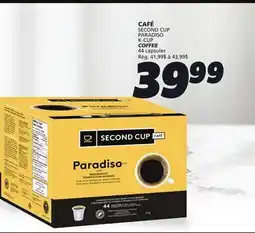 IGA SECOND CUP PARADISO K-CUP COFFEE offer