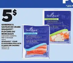 Provigo GOBERGE À SAVEUR DE CRABE SEAQUEST FLOCONS OU MORCEAUX offer