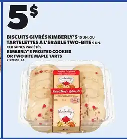 Provigo BISCUITS GIVRÉS 10 UN OU TARTELETTES À L'ÉRABLE TWO-BITE 9 UN offer