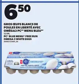 Provigo GROS ŒUFS BLANCS DE POULES EN LIBERTÉ AVEC, 12 UN offer