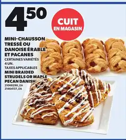 Provigo MINI-CHAUSSON TRESSÉ OU DANOISE ÉRABLE ET PACANES, 4 UN offer