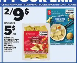 Provigo PÂTES OU GNOCCHI offer