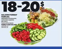 Provigo SALADES FORMAT FAMILIAL offer