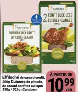 Pasquier Effiloché de canard confit, 200g Cuisses de pintade, de canard confites ou lapin offer