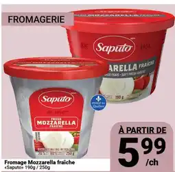 Pasquier Fromage Mozzarella fraîche Saputo offer