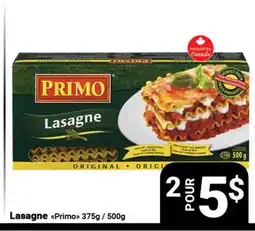 Pasquier PRIMO Lasagne offer