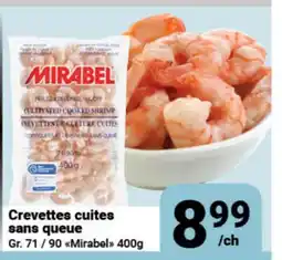 Pasquier Crevettes cuites sans queue offer