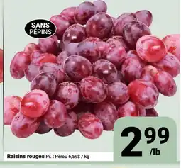 Pasquier Raisins rouges offer