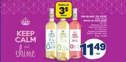 Marché Bonichoix KEEP CALM WHITE OR ROSE WINE offer
