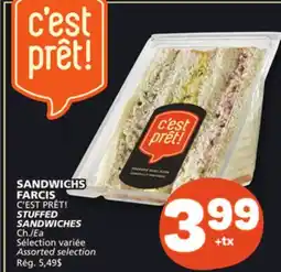 Marché Bonichoix C'EST PRÊT! STUFFED SANDWICHES offer