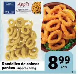 Pasquier Rondelles de calmar panées offer