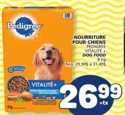 Marché Bonichoix Pedigree Vitalite+ Dog Food offer