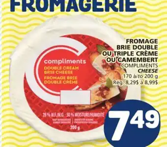 Marché Bonichoix COMPLIMENTS CHEESE offer
