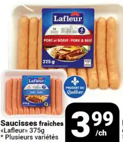 Pasquier Saucisses fraîches Lafleur offer